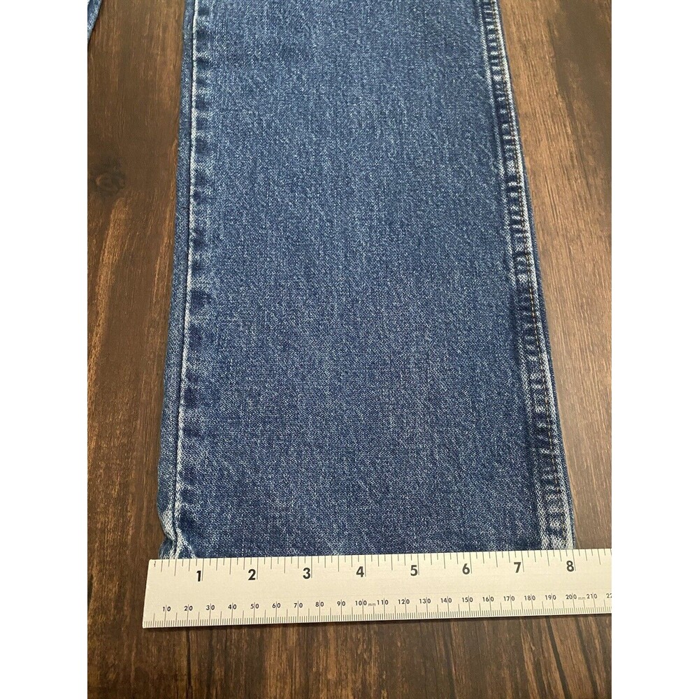 Wrangler Cowboy Cut Original Fit 13MWGK Mens Blue Jeans 33x34 Slim Fit Premium - Picture 8 of 9